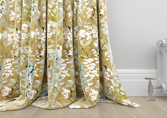 Wisteria, Ochre - Made to Measure Curtains - Image 6